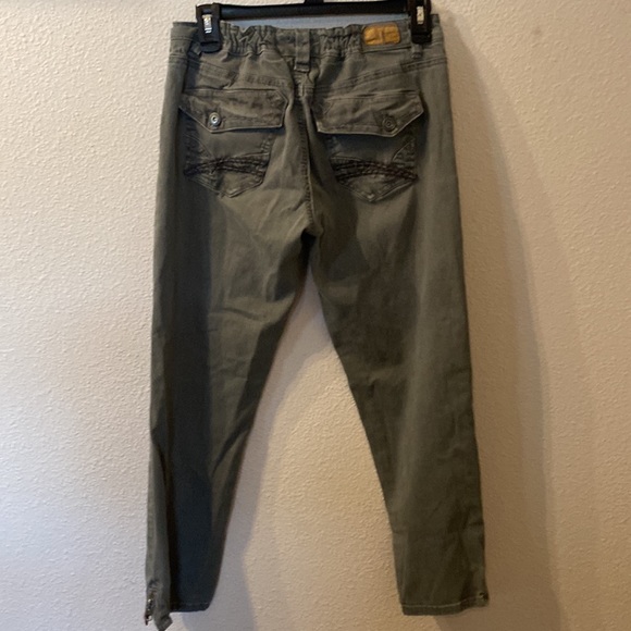 Supplies green skinny jeans with elastic waist size 6 - Picture 7 of 7